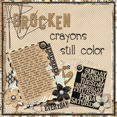 Brocken Crayons still color