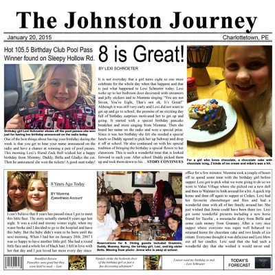 The Johnston Journey - Lexi's Birthday Edition