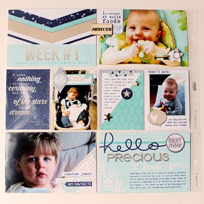 Project Life 2015: Pocket Life January - Hybrid PL - LEFT