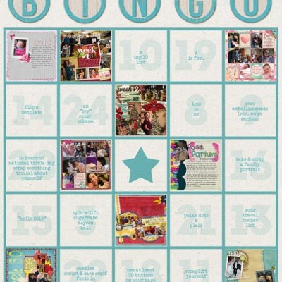 Jan Bingo Card