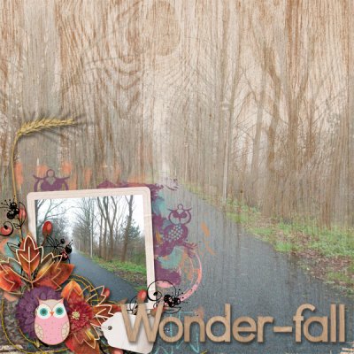 Bingo Feb Nr2 - 'Blend a photo in the background: Fall'