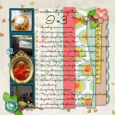 Bingo Feb Nr18: 'I <3: Silly things'