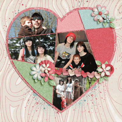 Animated layout-Pieces of my Heart
