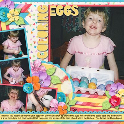 Coloring Eggs - Bingo O-5