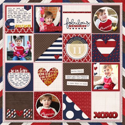 Project Life 2015: Pocket Life February - Wed Feb 11 - LEFT