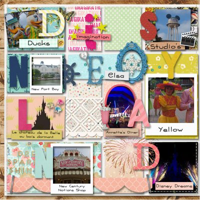 Bingo March Nr8: 'Acrostic: Disneyland'