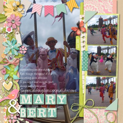 Bingo March Nr21: 'Journal on your photo: Mary & Bert'