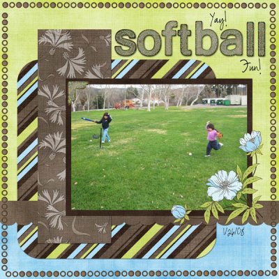 Yay! Softball fun!