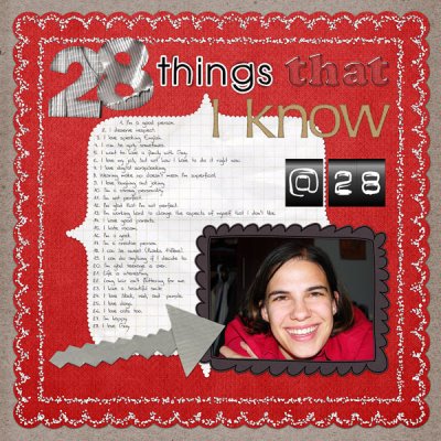 28 things I know @ 28