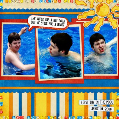 First Day in the Pool