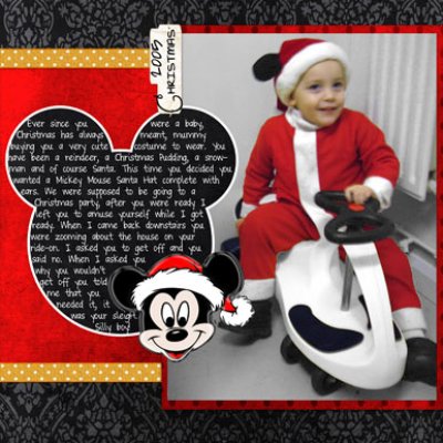 Santa Mickeys Sleigh
