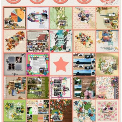 Finished Bingo Card
