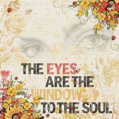 The eyes are the window to the soul