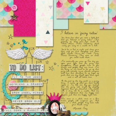 Bingo Apr6: 'I Believe in Fairy Tales'