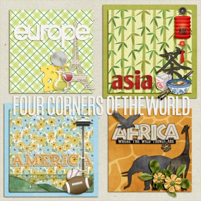 Four corners of the world