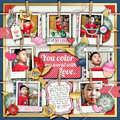 you color my world with love