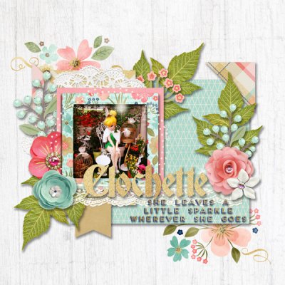 Bingo Apr19:'Min.4 patterned papers: Clochette''