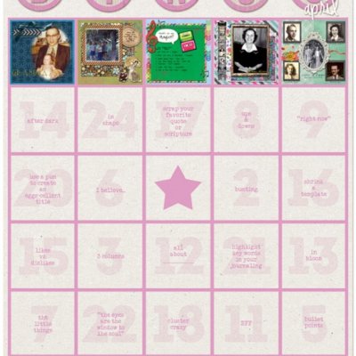 Completed Bingo card