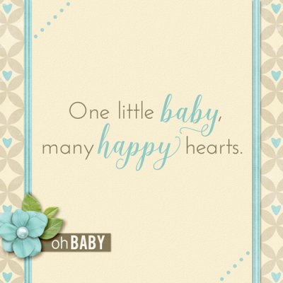Baby Boy Card Front