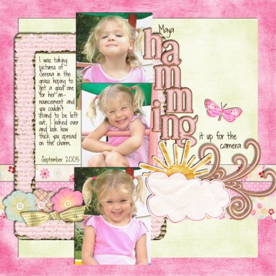 hamming it up