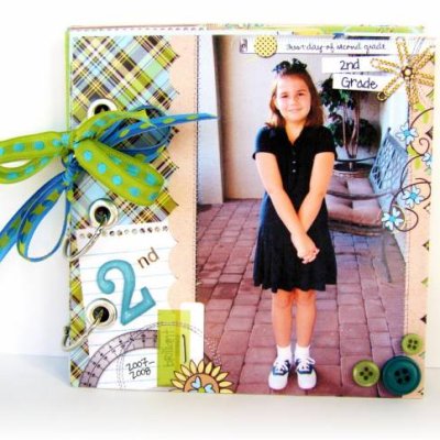 Nerdy Girl Album (BG "Quarter Pint" chipboard album)