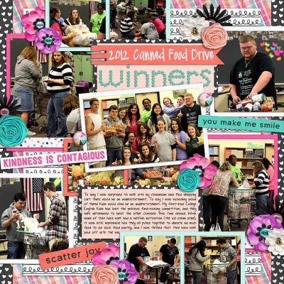 2012 Canned Food Drive Winners