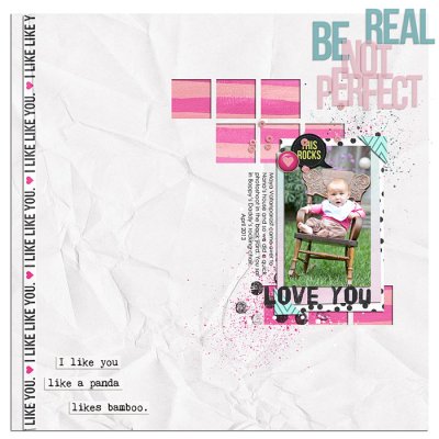 June Bingo - Be Real Not Perfect