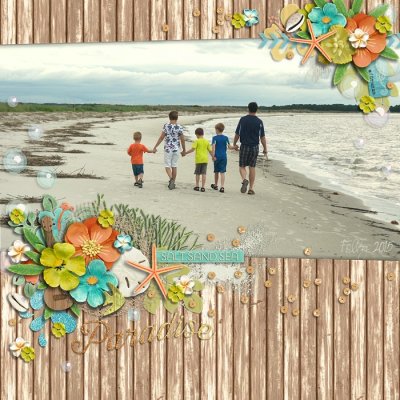 Folly Beach w/Gramma
