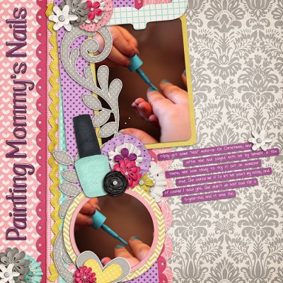 Painting Mommy's Nails