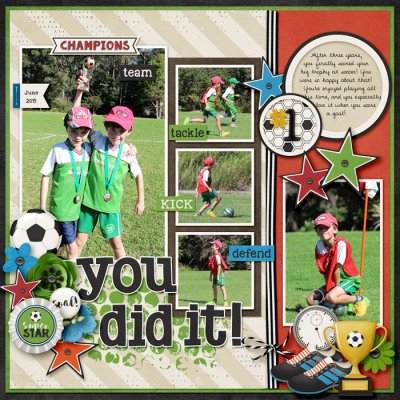 You Did It!