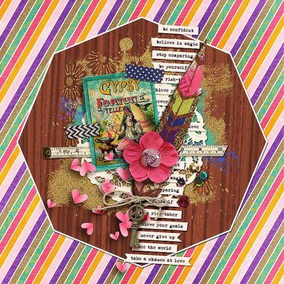 Bingo August 2015 - Bits and pieces