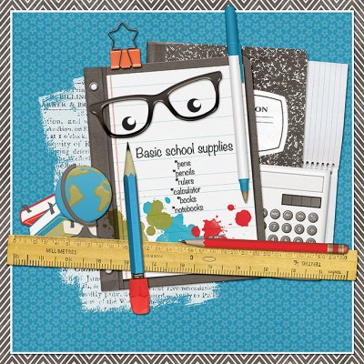 Bingo August 2015 - School Supplies