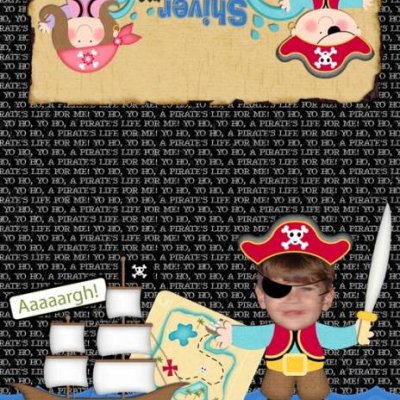 Pirate Birthday Card