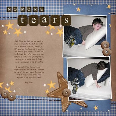No more tears