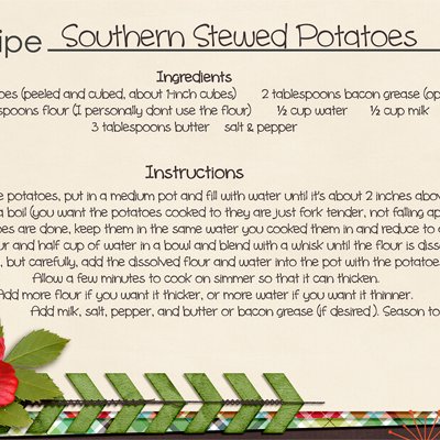 Recipe