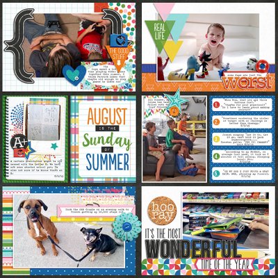 August Everyday Life Spread 1 - Left