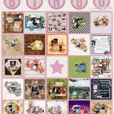 September 2015 Bingo Card