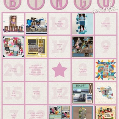 September Bingo Chart