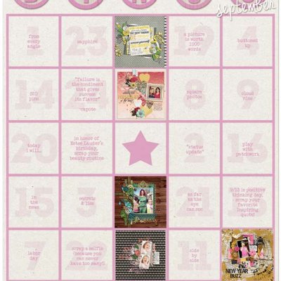 September Bingo Card