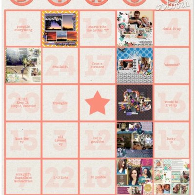 October Bingo Card
