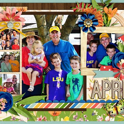 2016 April Calendar