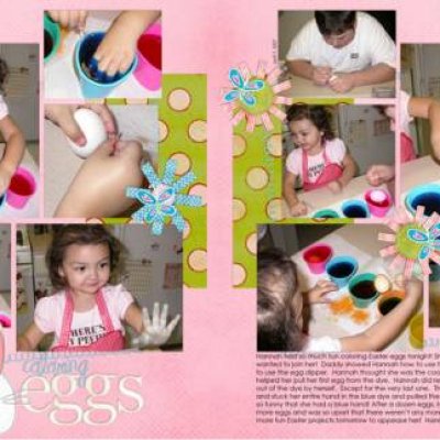 coloring eggs