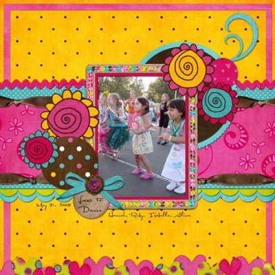 Dancing at the campout
