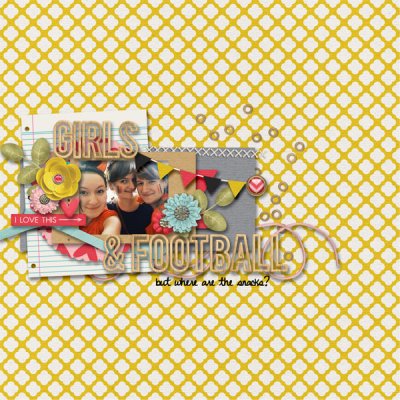 Bingo Nov16: 'Girls & Football'
