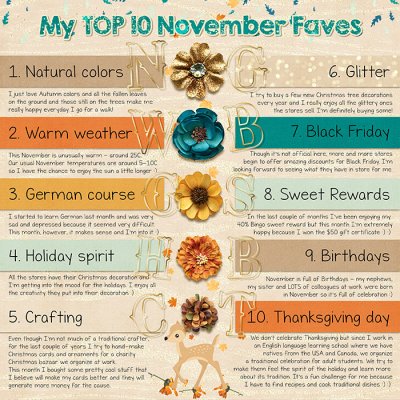 Bingo Nov 2015 - Top 10