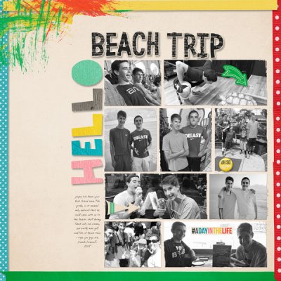 hello beach trip