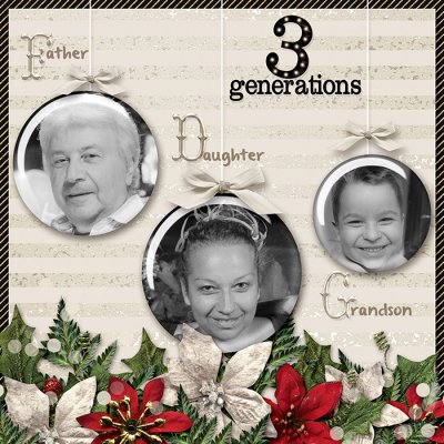 Bingo Dec 2015 - 3 generations