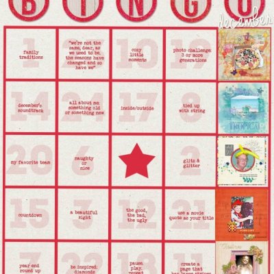 December Bingo Card