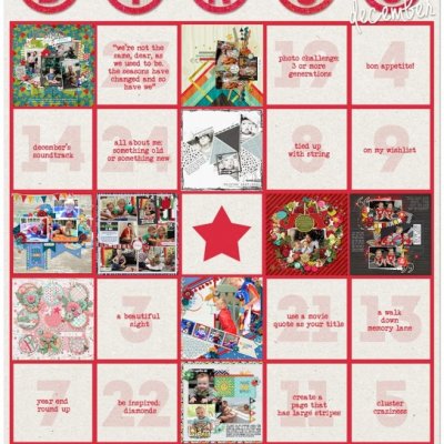 December Bingo Card