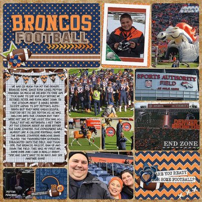 Broncos Football left